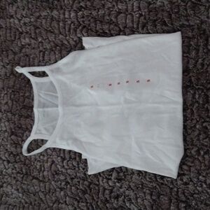 Old Navy white racer back Cami small NWT